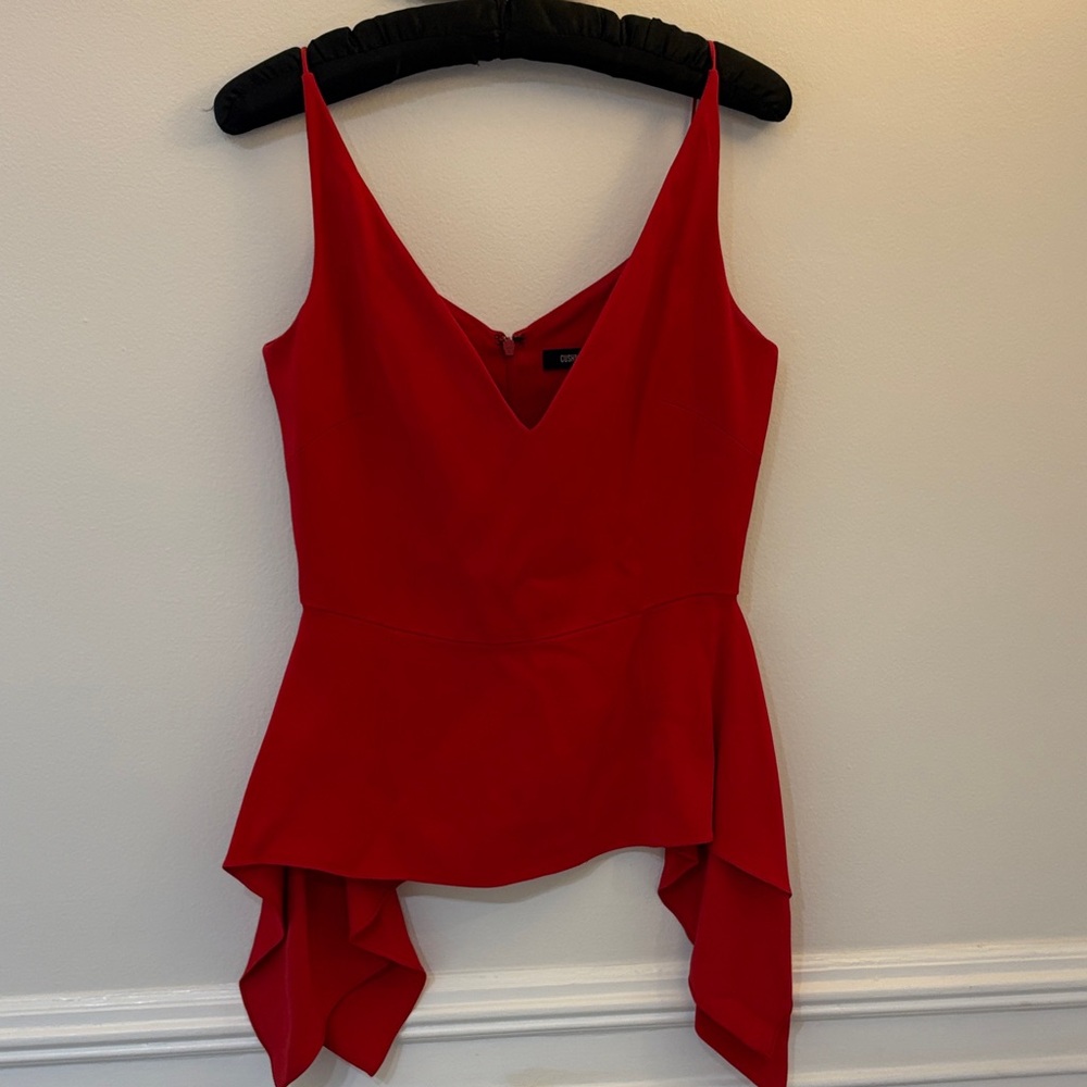 Chic Red Women's Camisole Top